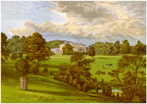 Ashcombe Park, Staffordshire, hem för familjen Sneyd, c1880 av Unbekannt
