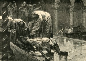Mordet på kejsaren Leo V, 820 AD, 1890. av Unbekannt