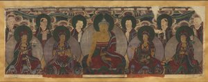 Församlingen av buddhistiska gudar, 1846. av Unbekannt