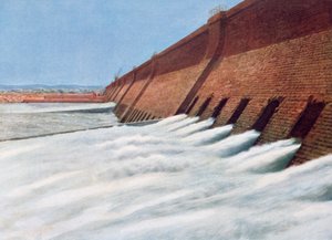Aswan Dam, Egypten, 1900-talet av Unbekannt