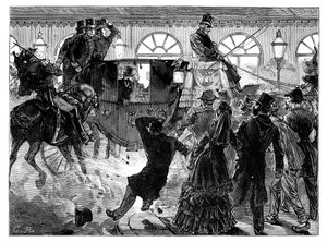 Mordförsök på fransmännens kejsare, 28 april 1855 av Unbekannt