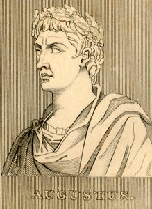 Augustus, 63 f.Kr.-14 e.Kr., 1830. av Unbekannt