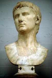 Augustus Caesar - Gaius Julius Caesar Octavianus 63 f.Kr.-14 e.Kr., förste romersk kejsare av Unbekannt