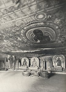 Från klipptemplen i Dambulla, 1926 av Unbekannt