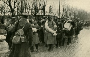 Österrikiska fångar, Przemysl, mars 1915, c1920. av Unbekannt