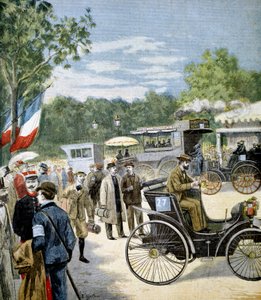 Biltillförlitlighetsförsök mellan Paris och Rouen, sponsrad av Le Petit Journal, 1894 av Unbekannt
