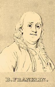 B. Franklin, 1706-1790, 1830. av Unbekannt