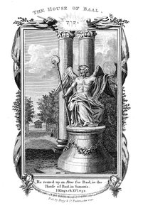 Baal, kanaanéernas främste gud, 1804 av Unbekannt