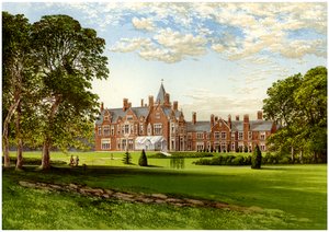 Bagshot Park, Surrey, hem för hertigen av Connaught, c1880. av Unbekannt