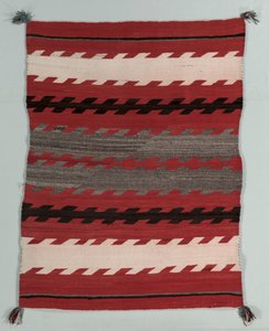 Bandad matta, ca. 1890-1900. av Unbekannt