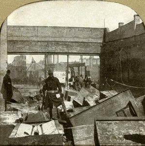 Bankskåp bevakas, 1906. av Unbekannt