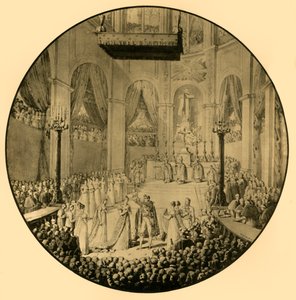 Dop av Napoleon II, Notre Dame, Paris, 10 juni 1811, 1921. av Unbekannt