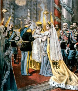 Dop av storhertiginnan Tatiana, dotter till Nicholas II av Ryssland, 1897
