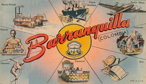 Barranquilla Colombia, c1940-talet av Unbekannt