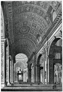 Peterskyrkan, Rom, 1870 av Unbekannt