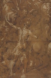 Battle Scene, n.d.. av Unbekannt