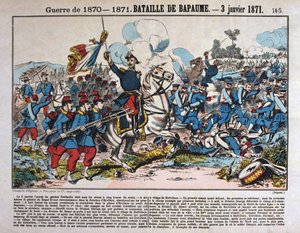 Slaget vid Bapaume, fransk-preussiska kriget, 3 januari 1871 av Unbekannt