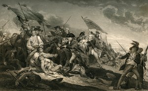 Slaget vid Bunker Hill, 1877. av Unbekannt