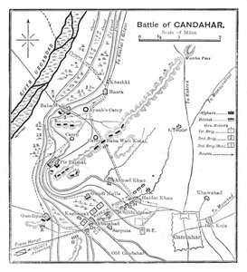 Slaget vid Candahar: Plan, 1902 av Unbekannt