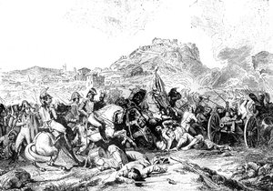 Slaget vid Castalla, Spanien, 21 juli 1812 1882-1884 av Unbekannt
