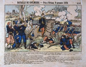 Slaget vid Coulmiers, fransk-preussiska kriget, 9 november 1870 av Unbekannt