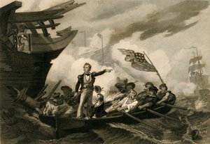 Slaget vid Lake Erie, 1878. av Unbekannt