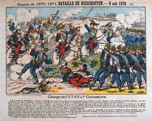 Slaget vid Reichshoffen, fransk-preussiska kriget, 6 augusti 1870 av Unbekannt