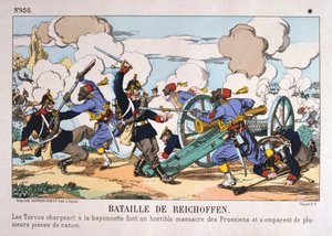 Slaget vid Reichshoffen, fransk-preussiska kriget, 6 augusti 1870 av Unbekannt