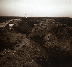 Battlefield, Craonne, norra Frankrike, c1914-c1918 av Unbekannt