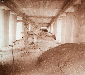 Bajonettgraven, Verdun, norra Frankrike, c1916-c1918. av Unbekannt