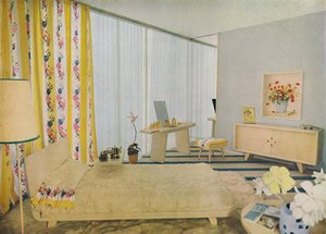 Sovrum Designat av Suzanne Guiguichon, 1939. av Unbekannt