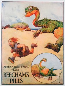 Beechams Pills-annons, 1914 av Unbekannt