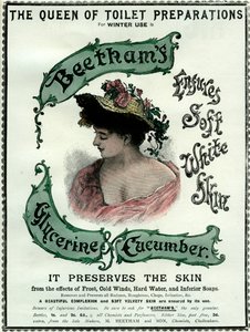 Beethams Glycerine and Cucumber Cream, 1800-talet av Unbekannt
