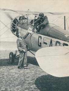Före den första flygningen över Mount Everest, 1933 c1937 av Unbekannt