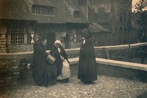 Bakom Gruuthuse. Typer av Brygge, c1910 av Unbekannt