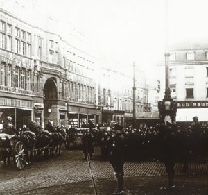 Belgiska trupper, Aachen, Tyskland, c1914-c1918 av Unbekannt