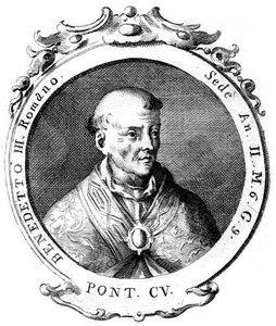 Benedikt III, påve i den katolska kyrkan av Unbekannt