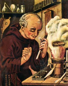 Berthold Schwarz på 1300-talet, 1934. av Unbekannt