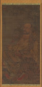 Bhadra, Den sjätte Luohan, daterad 1345. av Unbekannt