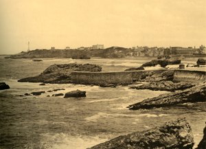 Biarritz - La Digue de la Cafetiere, c1930. av Unbekannt