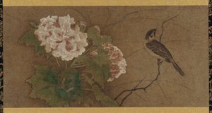 Fågel och blommor, Muromachi-perioden, 1400-1500-talet. av Unbekannt