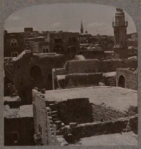 Lydda i fågelperspektiv, c1900 av Unbekannt