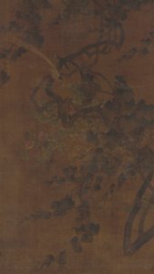 Fåglar, vinrankor och blommor, Mingdynastin, 1368-1644. av Unbekannt