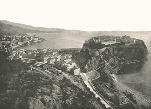 Fågelperspektiv, Monte Carlo, Monaco, 1895. av Unbekannt
