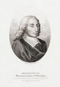 Blaise Pascal, fransk matematiker, fysiker och teolog, ca 1660 av Unbekannt