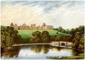 Blenheim Palace, Oxfordshire, hem för hertigen av Marlborough, c1880 av Unbekannt