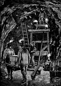Spränga upp Flood Rock, 1885 av Unbekannt