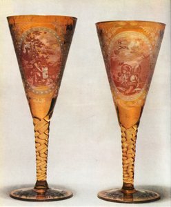 Bohemiska glasögon, 1800-talet, 1948. av Unbekannt
