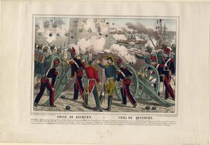 Bombardement av Kinburn, 1855 av Unbekannt