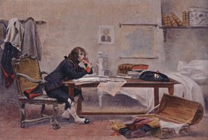 Bonaparte i Auxonne, 1788, 1896. av Unbekannt